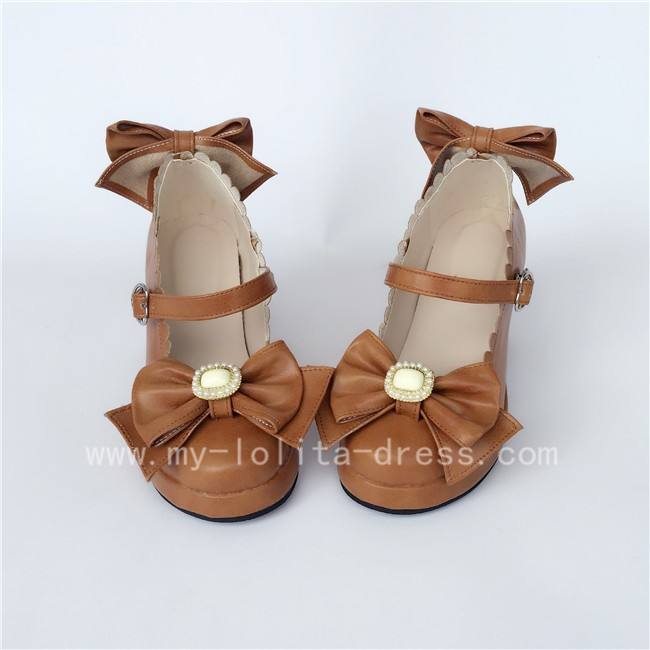 Elegant Bows Lolita Heels Shoes