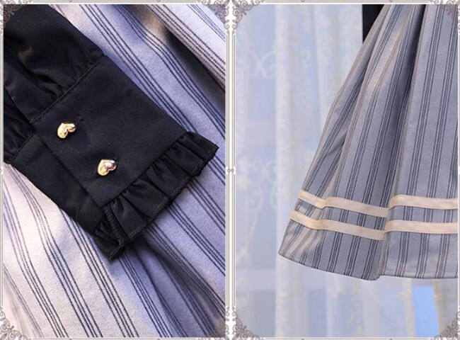 Magic Music School~ College Style Bass Embroidery Lolita OP Dress