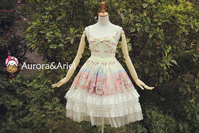 Aurora & Ariel Garden of Jam Chiffon JSK Size M - In Stock