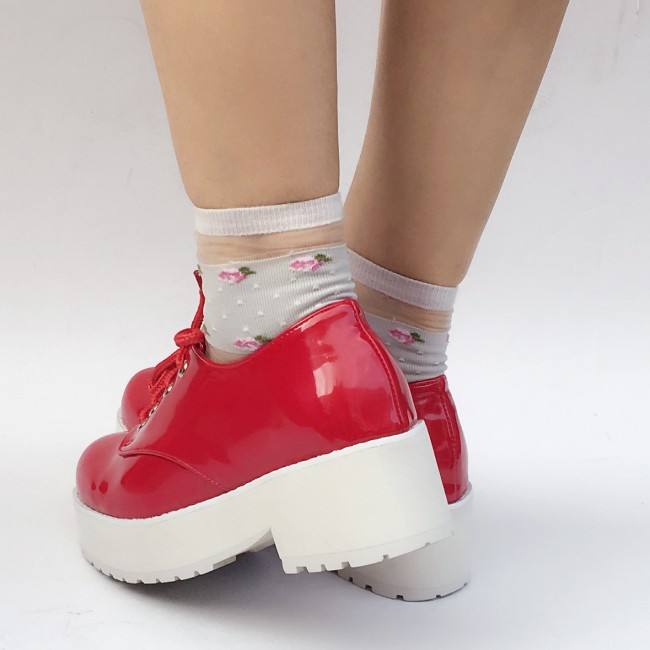 White High Platform Lolita Shoes