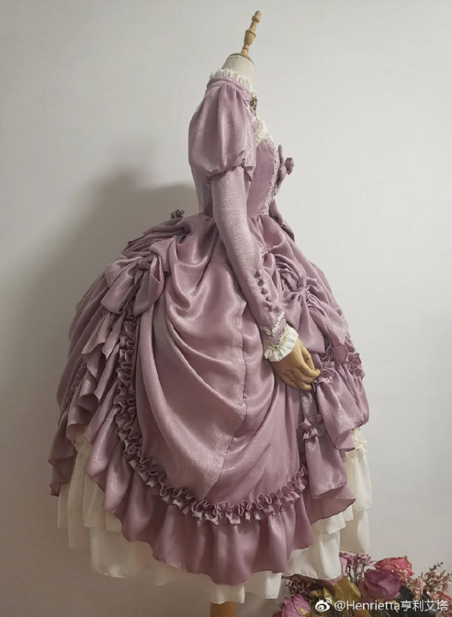 Henrietta Vintage Court OP 3 Lengths -Ready Made