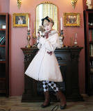 Pumpkin Cat ~ Winter  Lolita Long Jacket With Cape In Stock