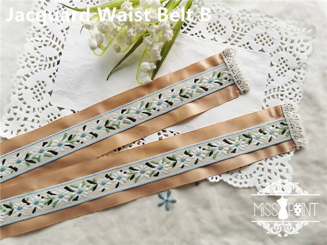 Miss Point ~ Salley Garden 2.0 Embroidery Vintage High Waist Lolita Skirt