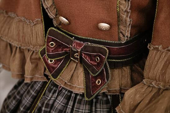 Little Red Riding Hood~ Classic Lolita Fish-bone Skirt + Blouse+Cape-Pre-order Closed