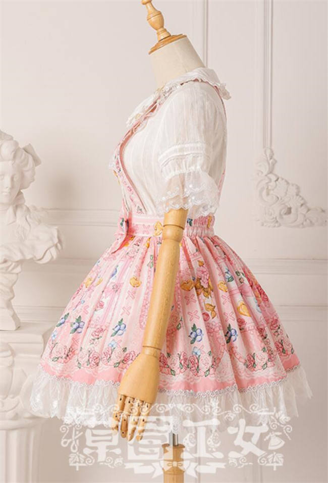 Strawbery Witch ~Blueberry Fruit~ Lolita Skirt