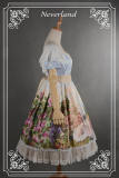 Neverland Lolita ~The Song of The Lark~ Fan Sleeves Sweet Lolita OP Dress