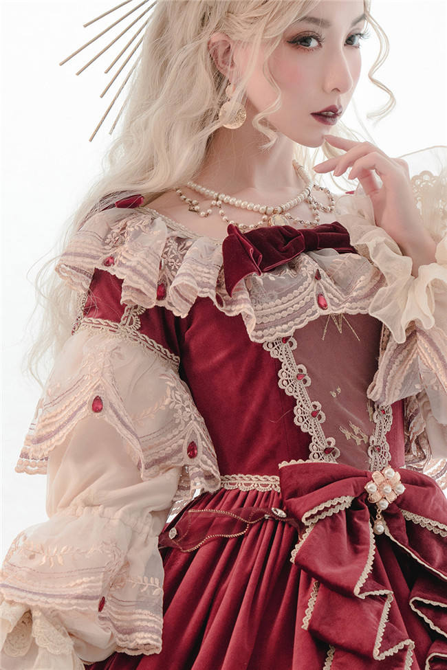 Miss Point ~Masked Ball Luxury Details Lolita OP Fullset