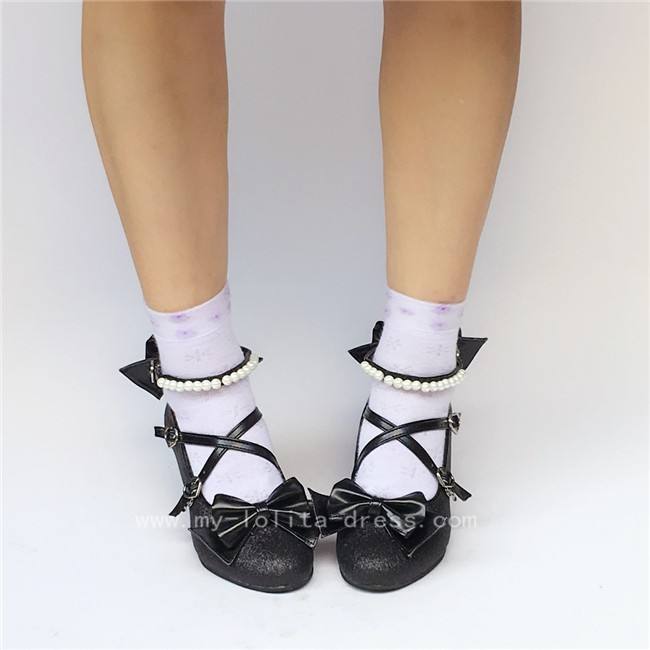 Antaina Tea Party Glitter Lolita Shoes