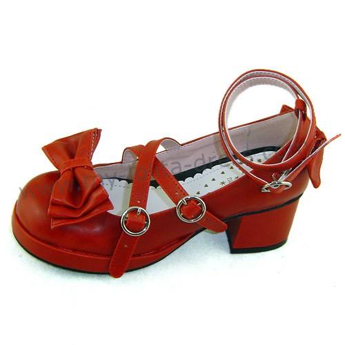 Dark Coffee Lolita Heels Footwear