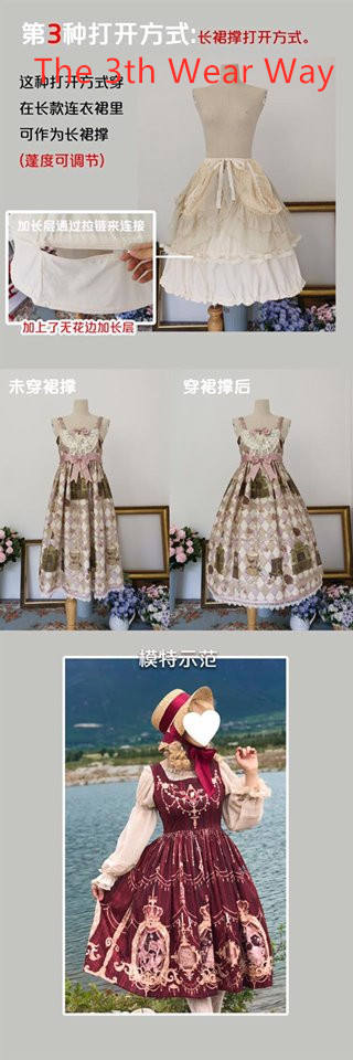 Missing A Piece Lolita Fishbones Petticoat 9 Wear Ways - In Stock
