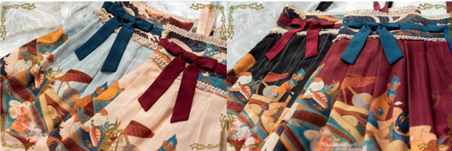 CEL Lolita ~Kaiseki Island Lolita JSK Super High Waist -Ready Made