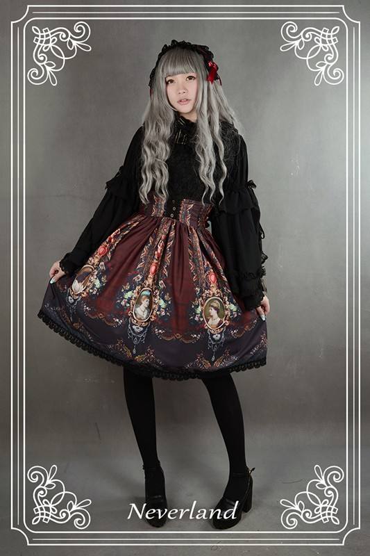 Neverland Lolita ~Ode to Rococo~ Lolita Skirt