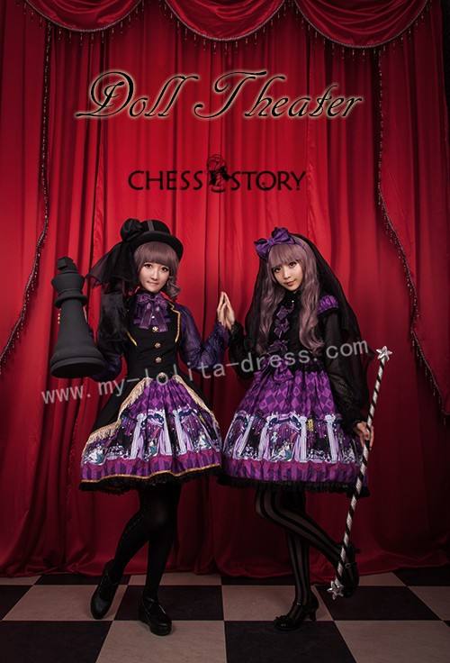 Chess Story Doll Theater Long Sleeves Lolita Blouse