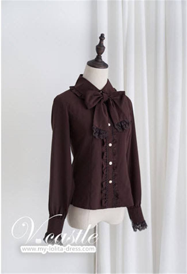 Vcastle - Gothic Lolita Long Sleeves Blouse