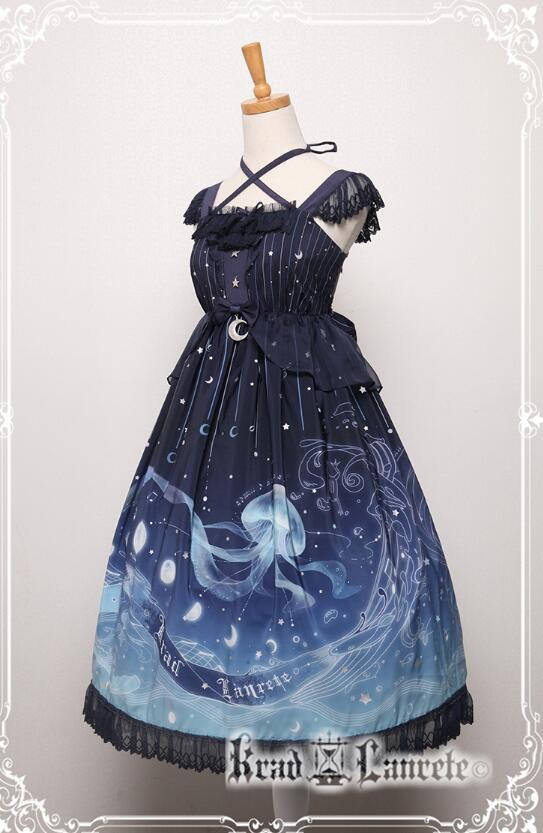 Lost in Sea Blue~ Lolita OP/JSK Short Version/Long Version -Pre-order Closed