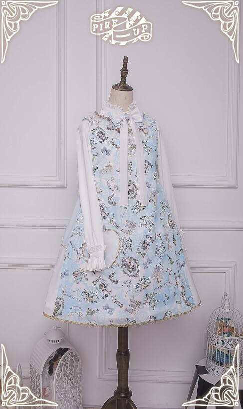 Weird Alice~ Lolita Printed JSK -Custom-tailor Pre-order  Closed