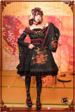 Dream Between Narrow~ Embroidery Lolita OP Dress - Pre-order Closed
