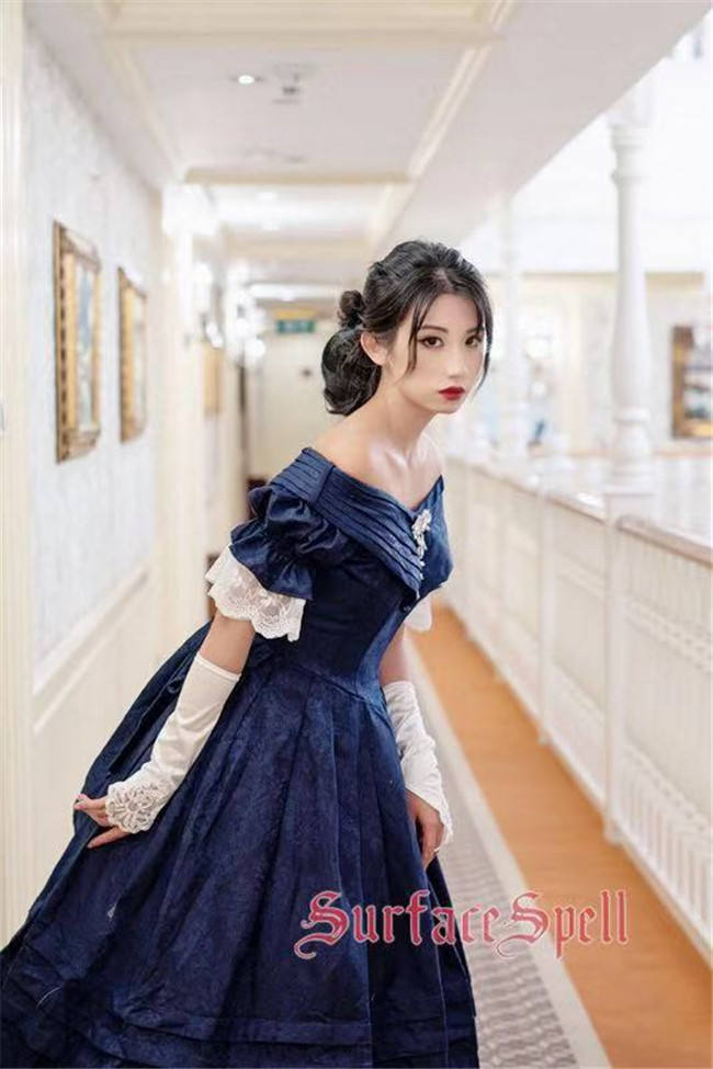 Surface Spell ~ The Duchess*Rococo~ Elegant Jacquard Lolita OP - Custom Tailor Available