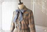 Miss Shelock Vintage Gingham Lolita OP + Vest Set -Pre-order Closed