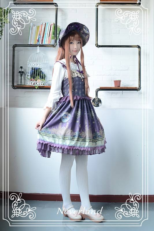 Neverland Lolita ~Arabian Nights~ High Waist Lolita JSK with Pendant