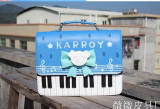 Black White Piano Keyboard Prints Lolita Cross-body Bag out
