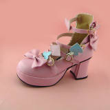Pink Bow Lolita Girls Sandals