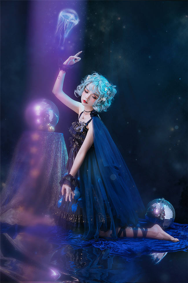 Star and Moon Floating Lights Series Fullset 2 Versions -Ready Made