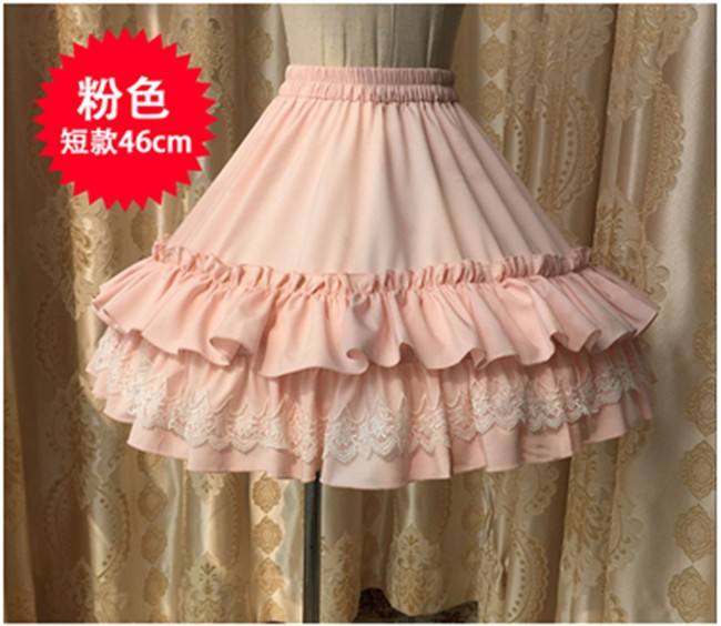 Chiffon Tailored A-line Shaped Lolita Petticoat