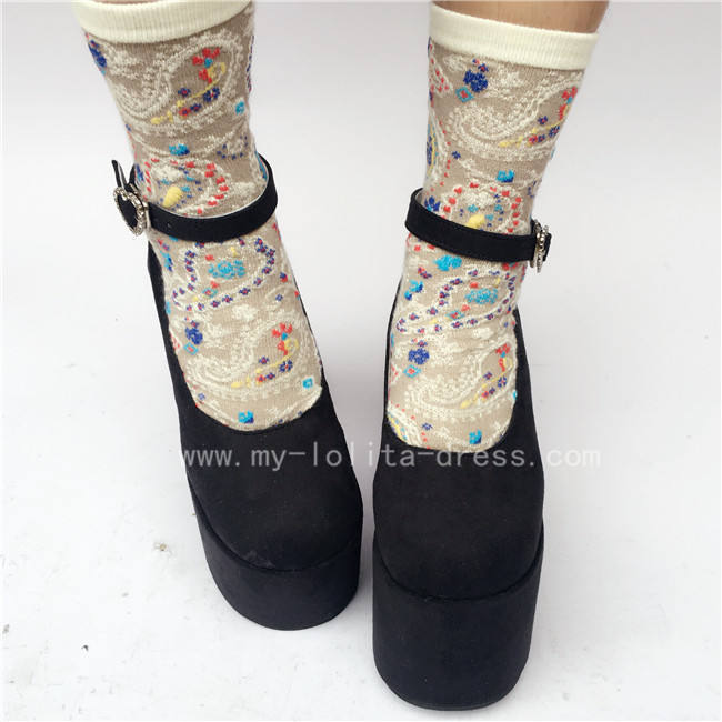 Lady's Sweet Cream White Lolita High Platform