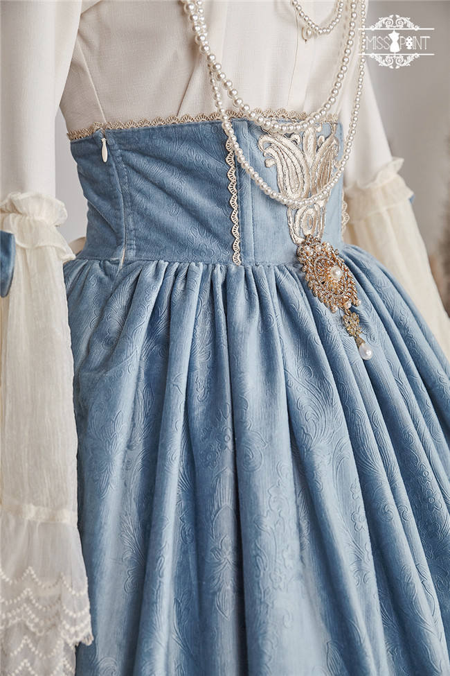 Miss Point ~ Elizabeth~ Elegant Lolita Fishbone Skirt Tea Party Version -Custom Tailor Available