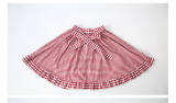 Vintage Gingham Lolita Top + Skirt Set -out