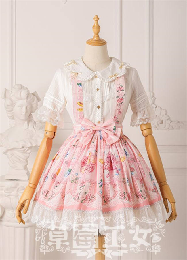 Strawbery Witch ~Blueberry Fruit~ Lolita Skirt