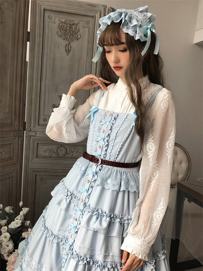 Little Dipper Mary~ Classic Front Open Design Lolita JSK Ready made-In Stock