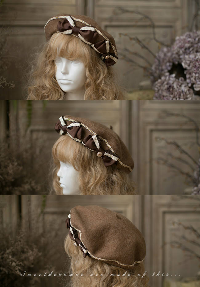 Cutie Creator ~ Two Bows Lolita Beret