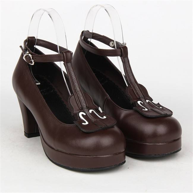 Angelic Imprint- Elegant Violin-shaped Straps Lolita Heels Shoes
