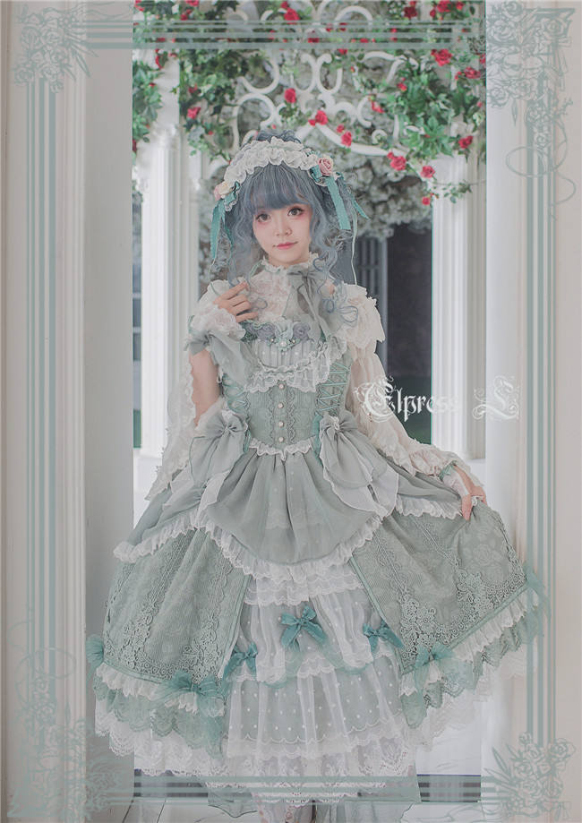 Elpress L ~Christmas D*Romance Ode~ Elegant Lolita JSK -Ready Made Purple M - In Stock