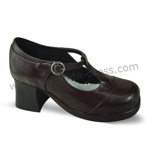 Black Classic Lolita Summer Footwear