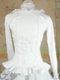 Long Sleeves Lace Girls Blouse White Size XL In Stock
