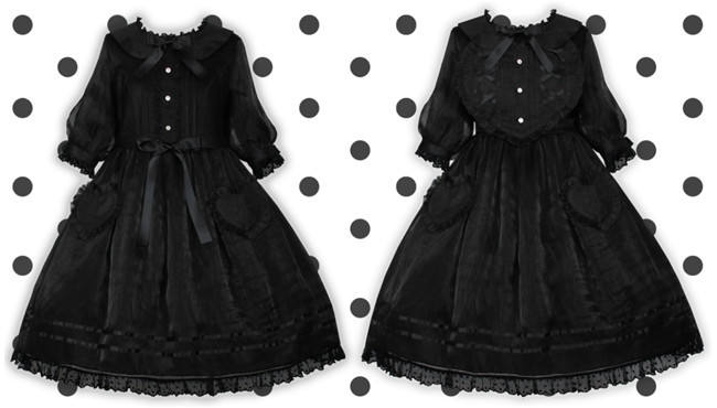 Pumpkin Cat Lolita ~Sweet Toothache~ Lolita OP -Ready made