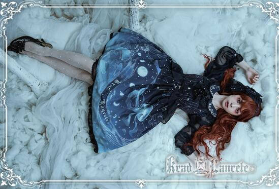 Lost in Sea Blue~ Lolita OP/JSK Short Version/Long Version -Pre-order Closed