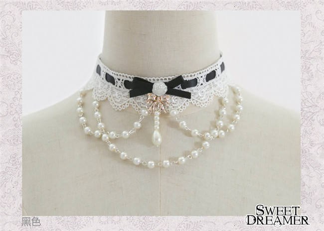 Sweet Dreamer~The Rose Bride~Beadchain Choker