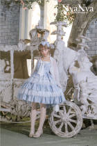 Carol~ Lolita High Waist A-shaped Lolita JSK -Ready Made