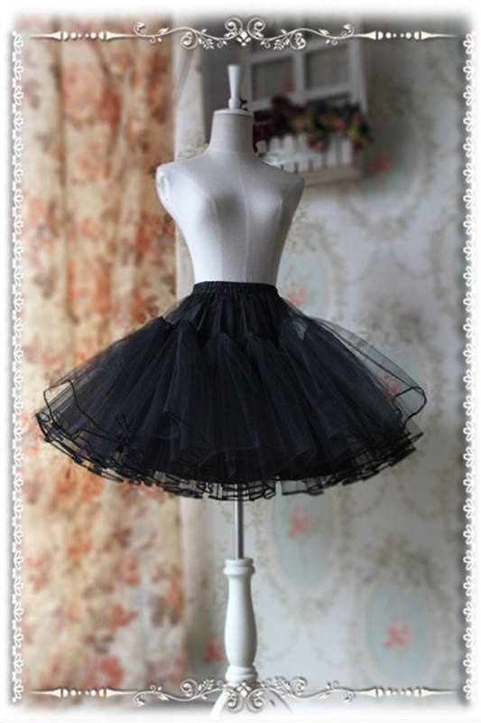 43cm Puffy Organza Tailored Puff A- line Lolita Pettcoat