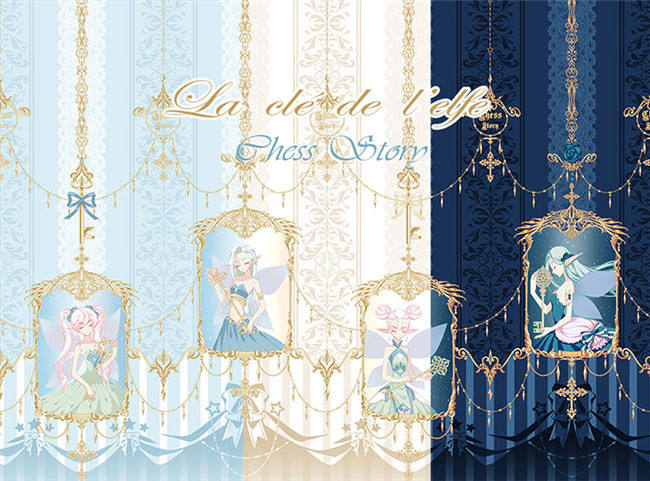 The Secret Key Of Elves~ Elegant Lolita HIme Sleeves Blouse