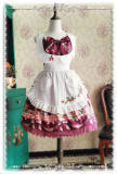 Infanta ~The Strawberry Kitchen Maid~ Lolita Embroidery Apron-OUT