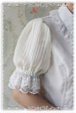 Infanta Lolita Short Sleeves Blouse Cream White L In Stock