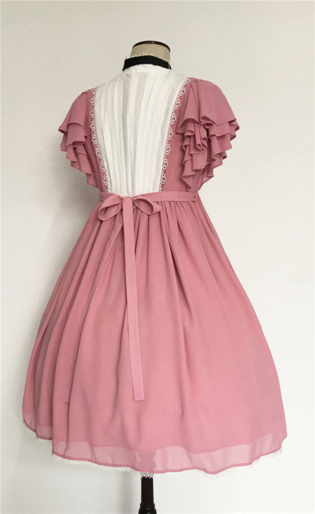 Memory of Floria~ Vintage Lolita OP Short/Long Version-Ready Made