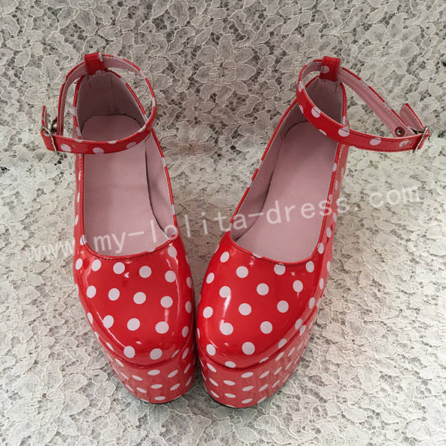Lady's Sweet Cream White Lolita High Platform