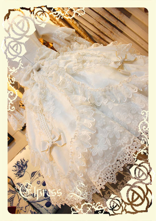 Elpress L Umbrella Leaf Lolita OP Dress out