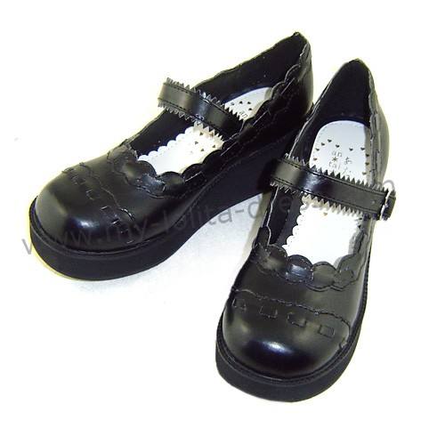 Pink Unicolor Lolita Shoes